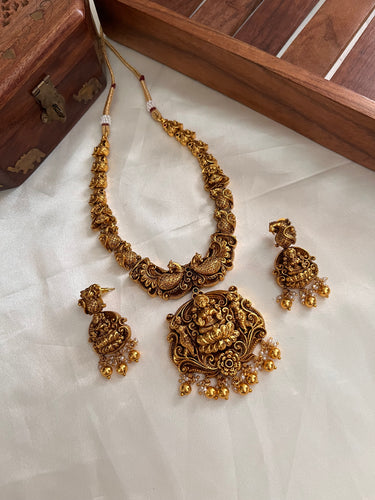Lakshmi peacock necklace NC1030