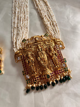 Pearls haaram with Lord Balaji pendant LH534