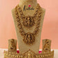 Premium Polish Krishna Peacock Necklace and Haaram BS014