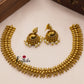 Traditional No stone gold replica leaves necklace NC952