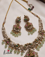 Victorian Lakshmi Pastel beads Necklace NC962