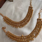 Golden pearls earchains EC28
