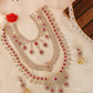 legant Ruby Haaram with Sparkling Diamond Necklace BS022