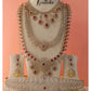 legant Ruby Haaram with Sparkling Diamond Necklace BS022