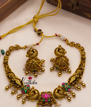 Krishna Lotus Jadau Necklace NC927