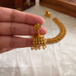 Traditional No stone gold replica leaves necklace NC952