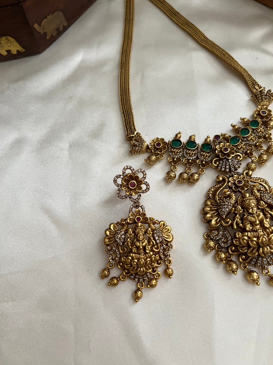 Antique Lakshmi Devi chain set NC981