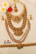 Premium Lakshmi Cutwork Necklace and Hip Chain Set BS003