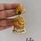 Elephant pattern jhumkas E191
