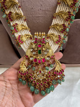 Grand multi layer pearls jadau Haaram (pre-order)