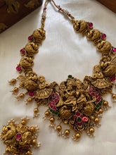 Premium Jadau Radha krishna necklace NC889