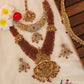 Lakshmi Elephants Haaram with Peacock Necklace BS006
