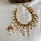 Simple Rice pearls necklace NC1087