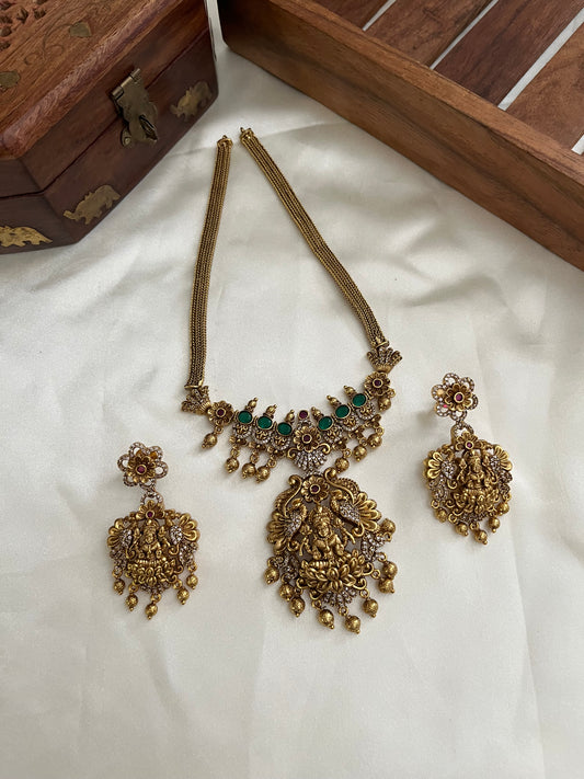 Antique Lakshmi Devi chain set NC981
