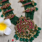 Premium Jadau multi layer green beads Haaram LH545-Pre Booking 15 days