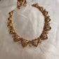 Simple AD hearts necklace NC995