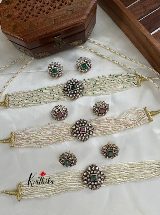 Victorian AD Pearl chokers NC979