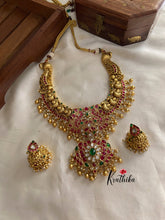 Kemp peacock golden beads necklace NC888