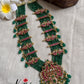 Premium Jadau multi layer green beads Haaram LH545-Pre Booking 15 days