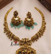 Premium krishna Blue beads necklace NC919