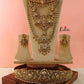 Grand Lakshmi Peacock Choker and Haaram Set with Beads Hip Belt BS009