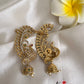 Beautiful AD Peacock Ear cuff jhumkas E461