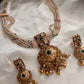 Pearls choker with antique pendant NC1009