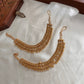 Golden pearls earchains EC28