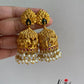 Elephant pattern jhumkas E191