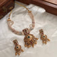 Pearls choker with antique pendant NC1009