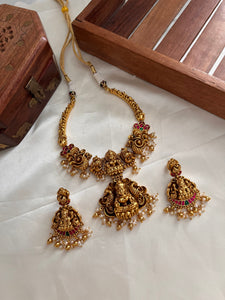 Jadau Lakshmi necklace NC1034
