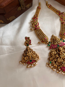 Antique Jadau Lakshmi Devi necklace NC913- (Pre order )
