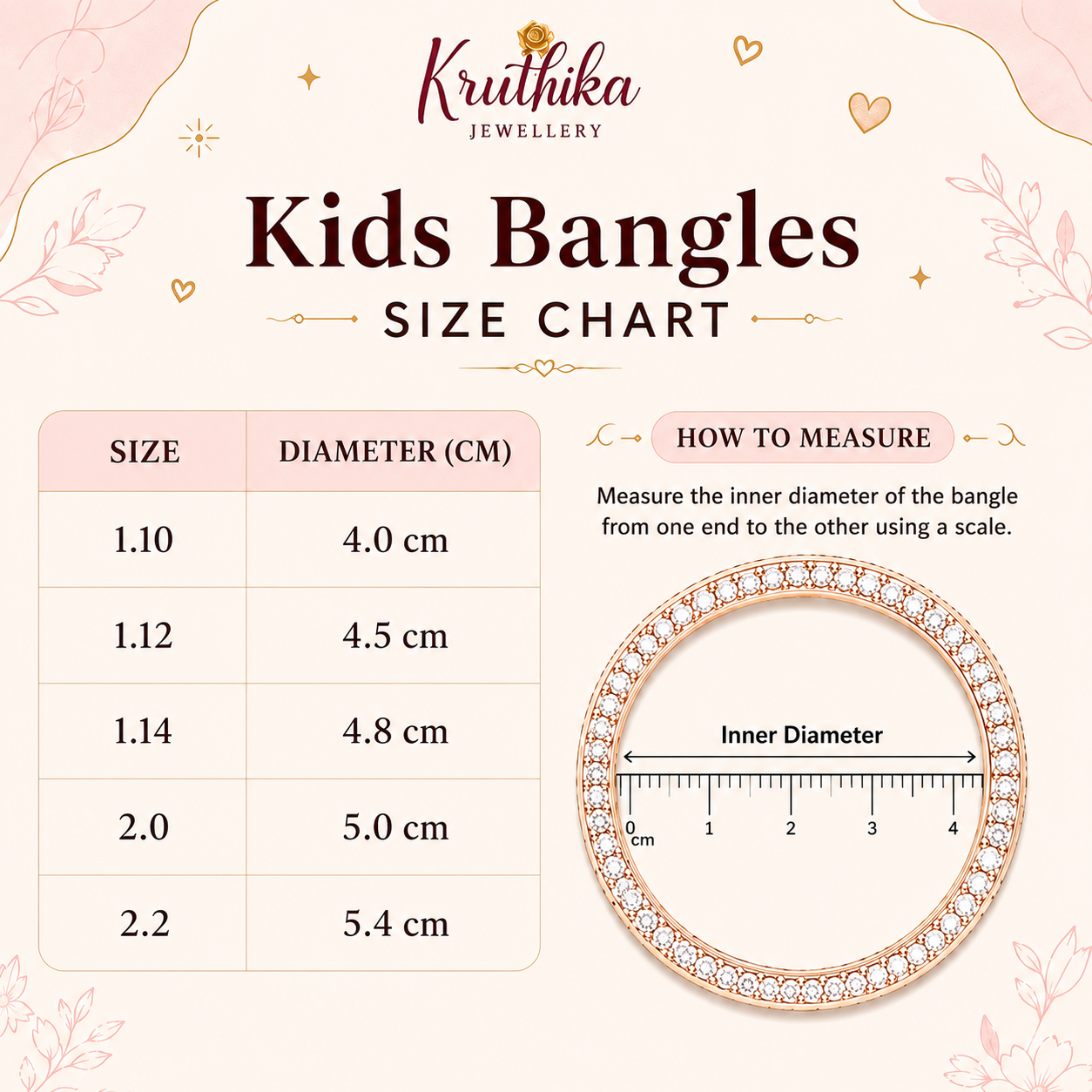 Sparkling Gold-Tone Kids CZ Bangles B546 (Set Of 4 Bangles)
