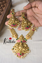 Antique Jadau Lakshmi Devi necklace NC913
