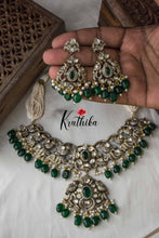 Victorian peacock necklace set NC911