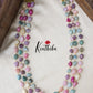 Three layer Quartz Beads maala LH474 (5 color options)