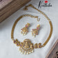 Simple CZ Lakshmi Choker NC931