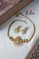 Simple CZ Lakshmi Choker NC931