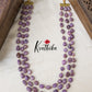 Three layer Quartz Beads maala LH474 (5 color options)