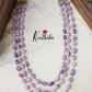 Three layer Quartz Beads maala LH474 (5 color options)