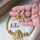 Simple CZ Lakshmi Choker NC931