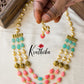 Tulip beads maala NC941