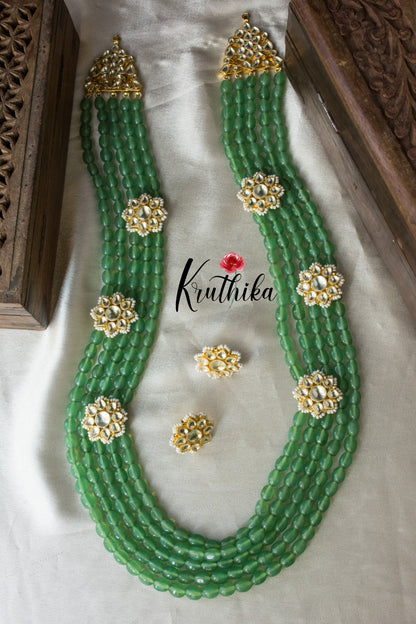 Ahmedabadi Jadau kundan Haaram set LH492