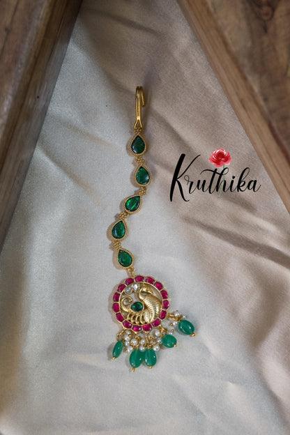 Jadau Maang tikas  (15 different designs) MT120