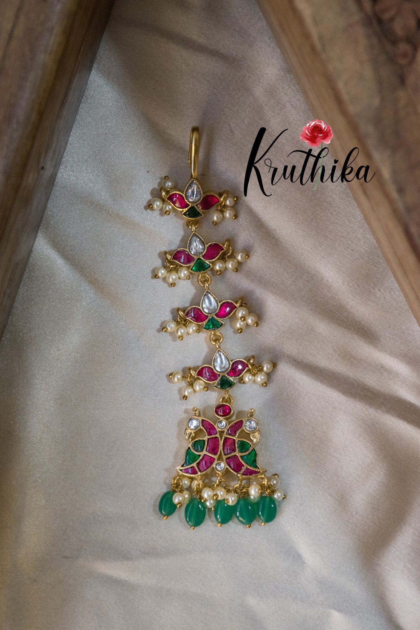 Jadau Maang tikas  (15 different designs) MT120