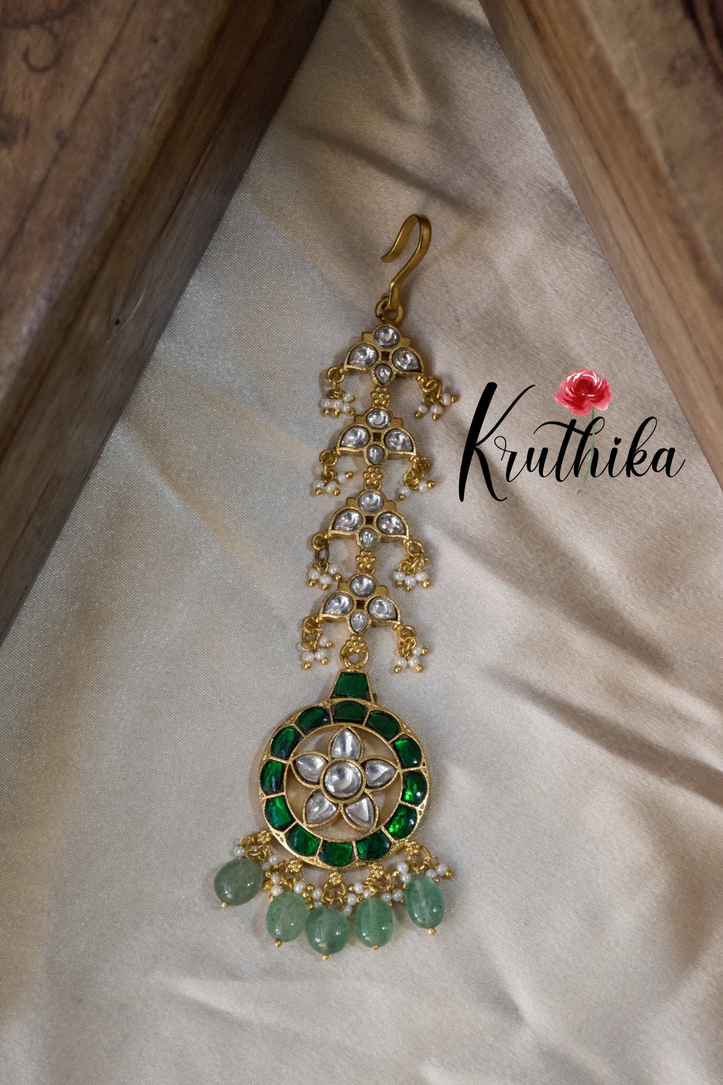 Jadau Maang tikas  (15 different designs) MT120