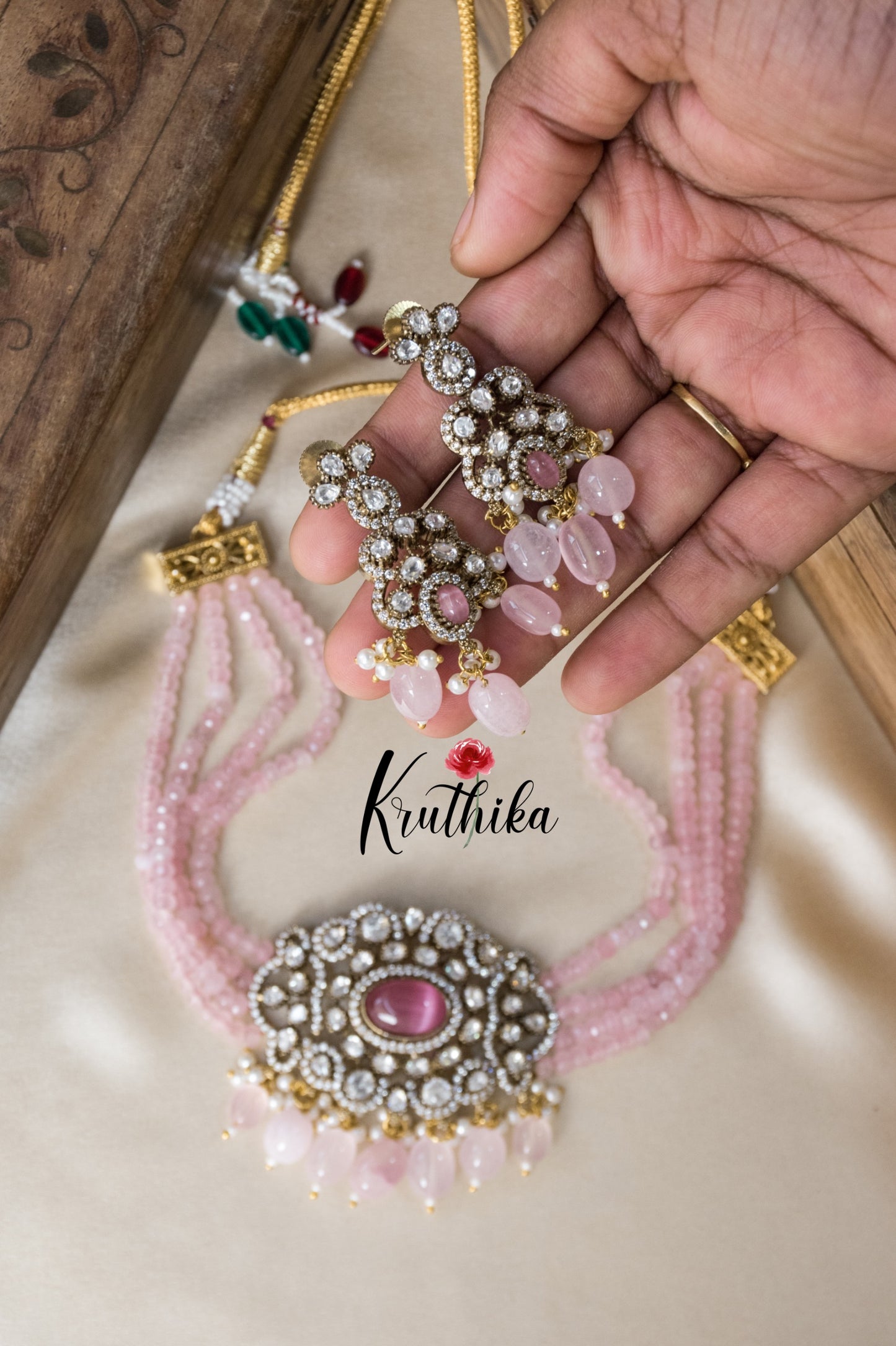 Victorian choker set NC976 (3 color options)