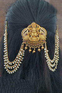 Lakshmi Jada billa with pearl chains J36