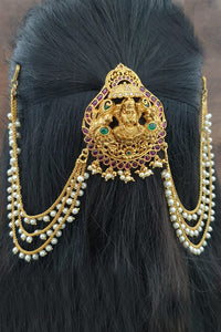 Lakshmi Jada billa with pearl chains J40