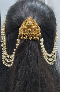 Lakshmi Jada billa with pearl chains J46